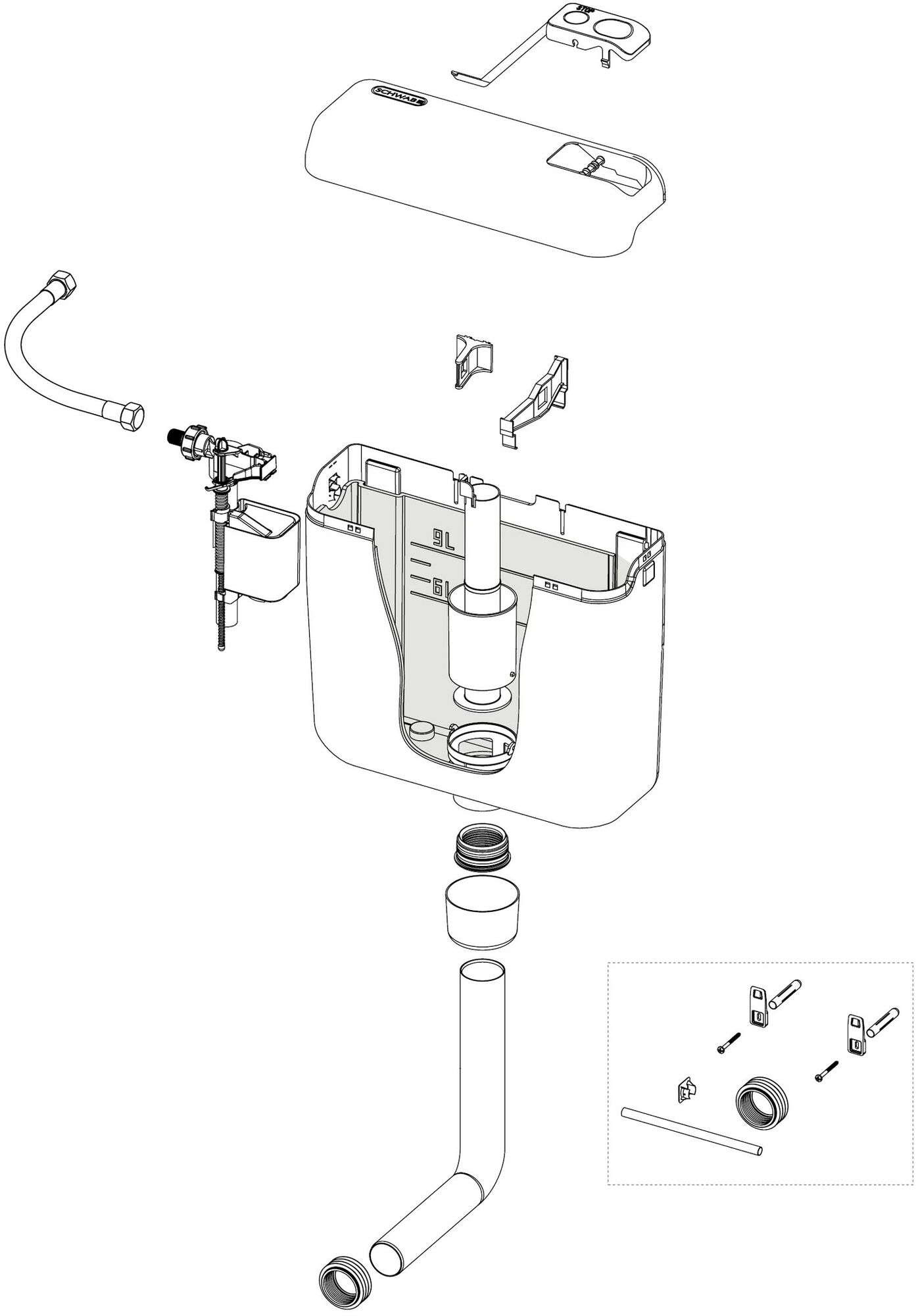 Schwab AP120 manufacturer exploded parts diagram