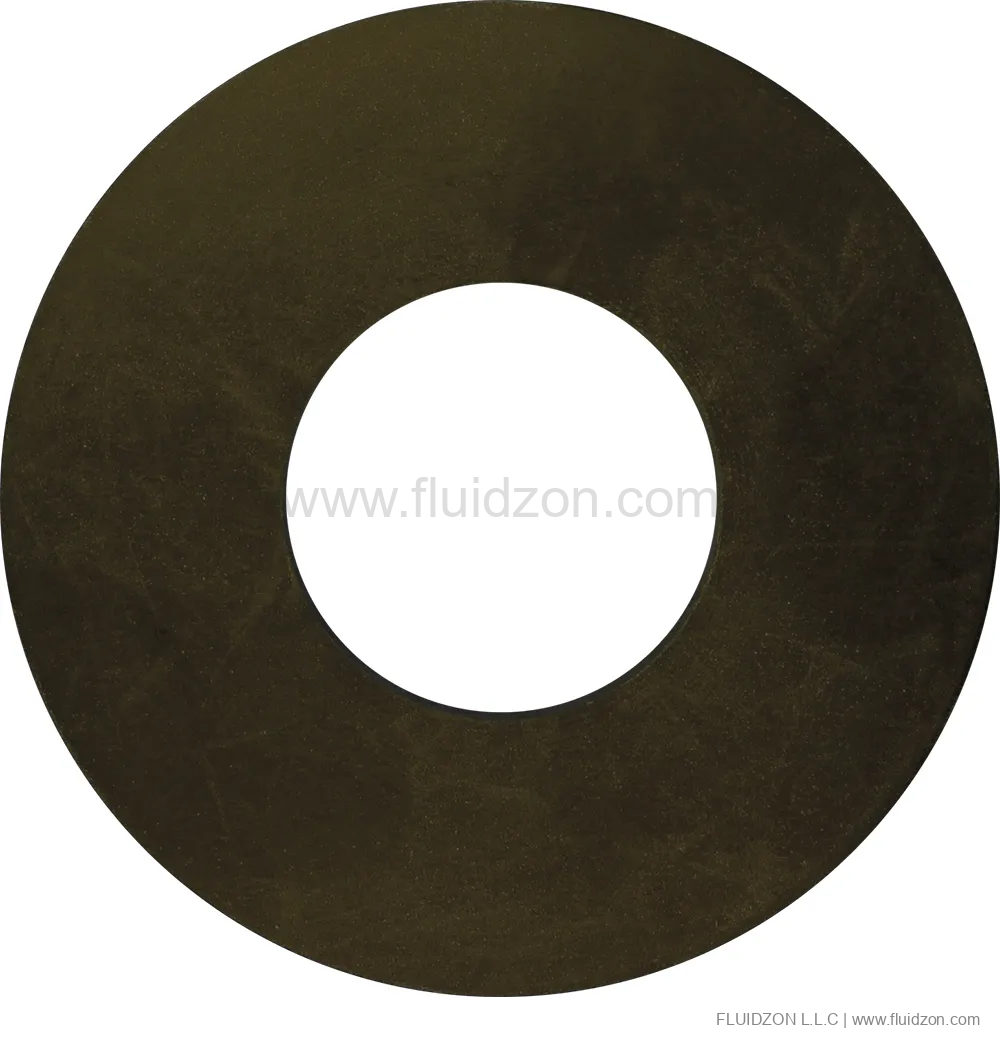 Flush valve rubber gasket 28 x 65 x 3 mm, black