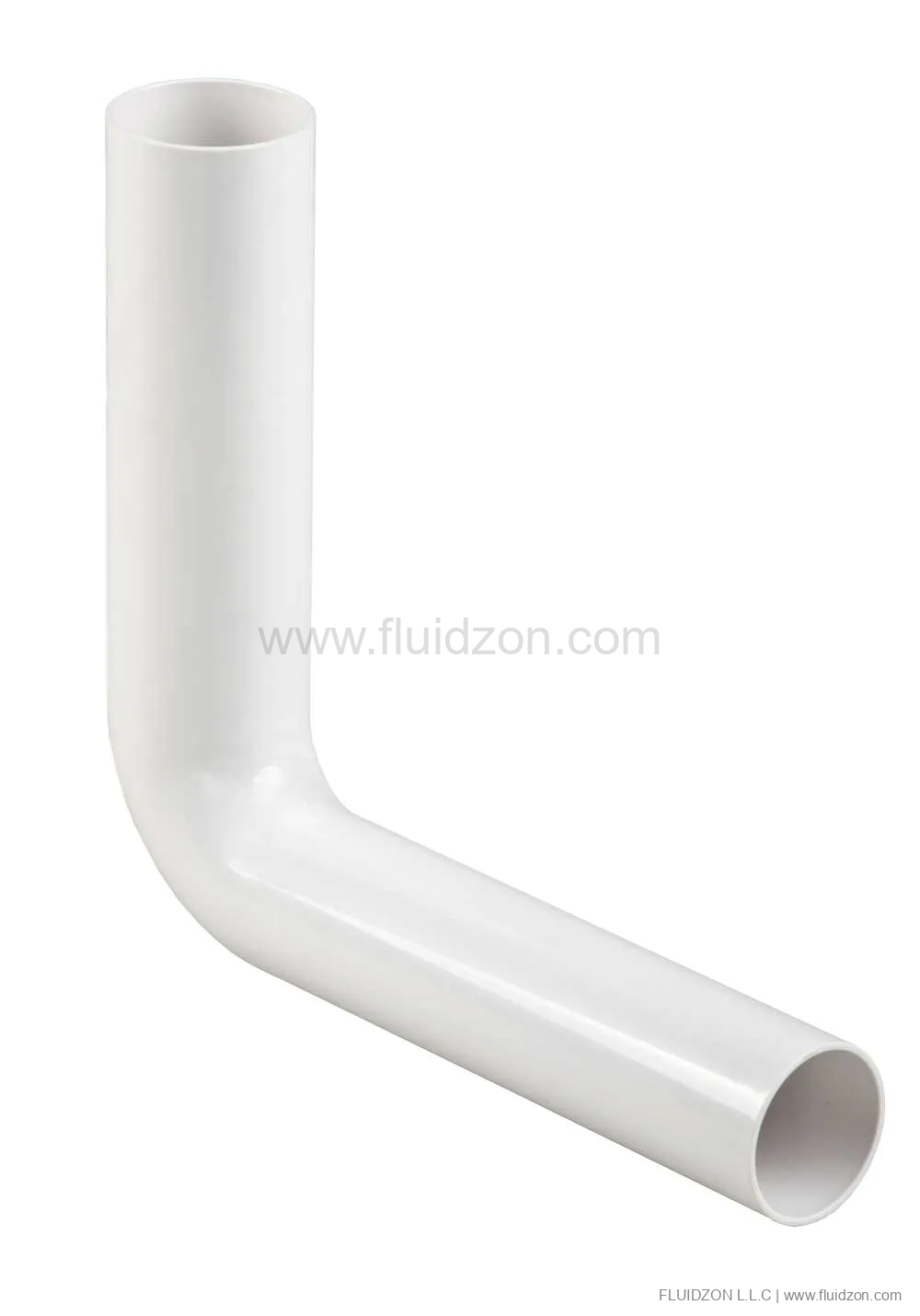 Flush pipe elbow 270 x 220 mm, white