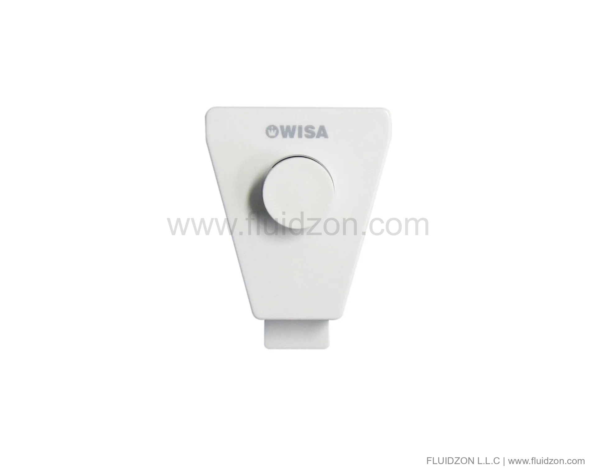 Function button with flush interruption, white (old model)