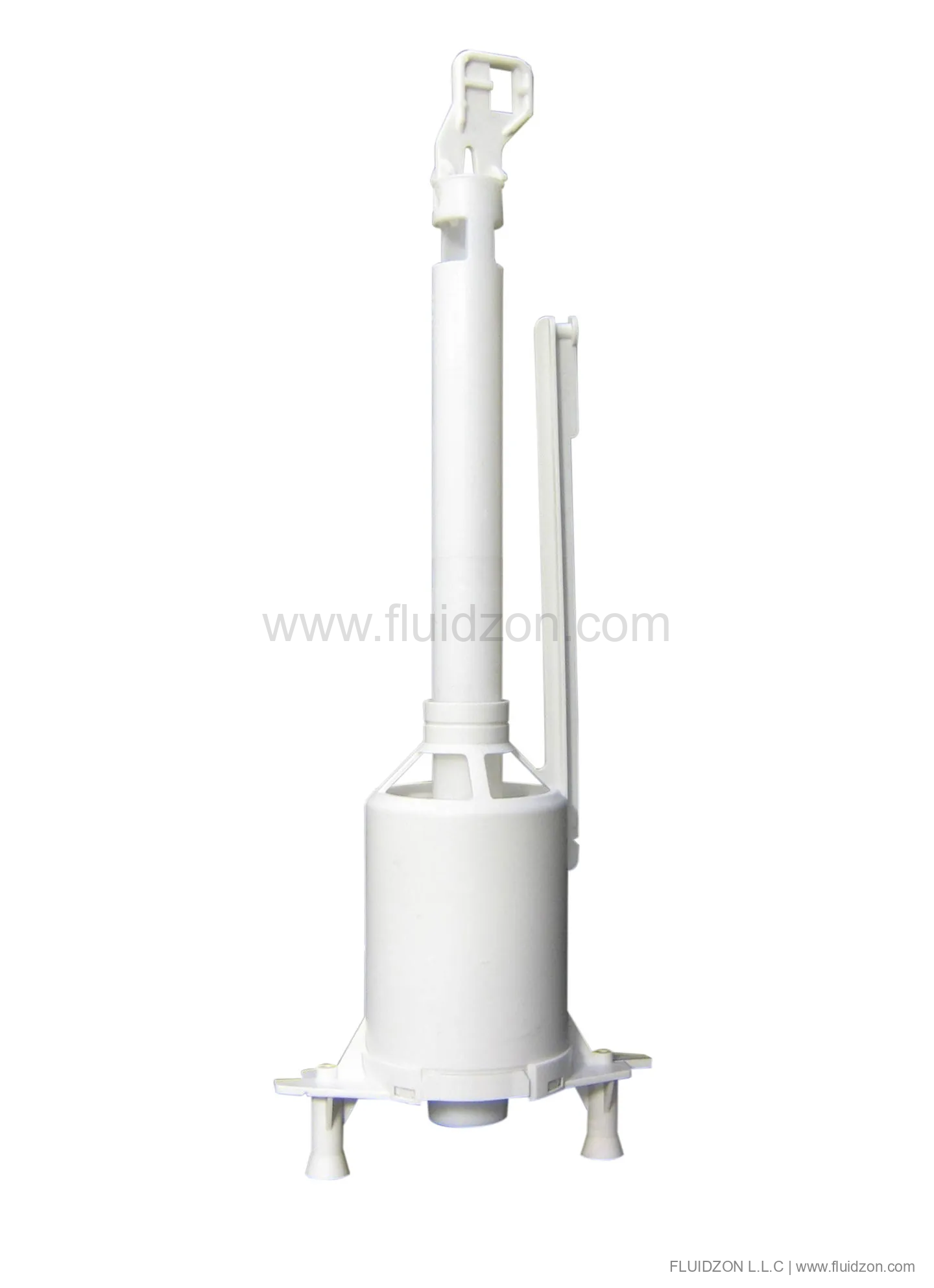 Flush valve with rubber gasket