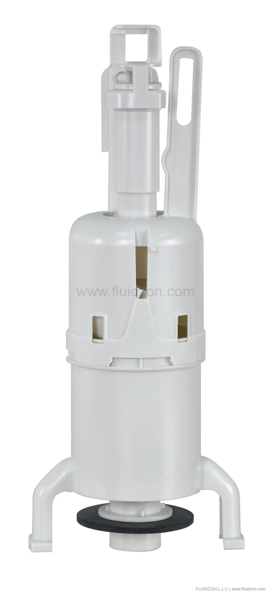 Flush valve with rubber seal
