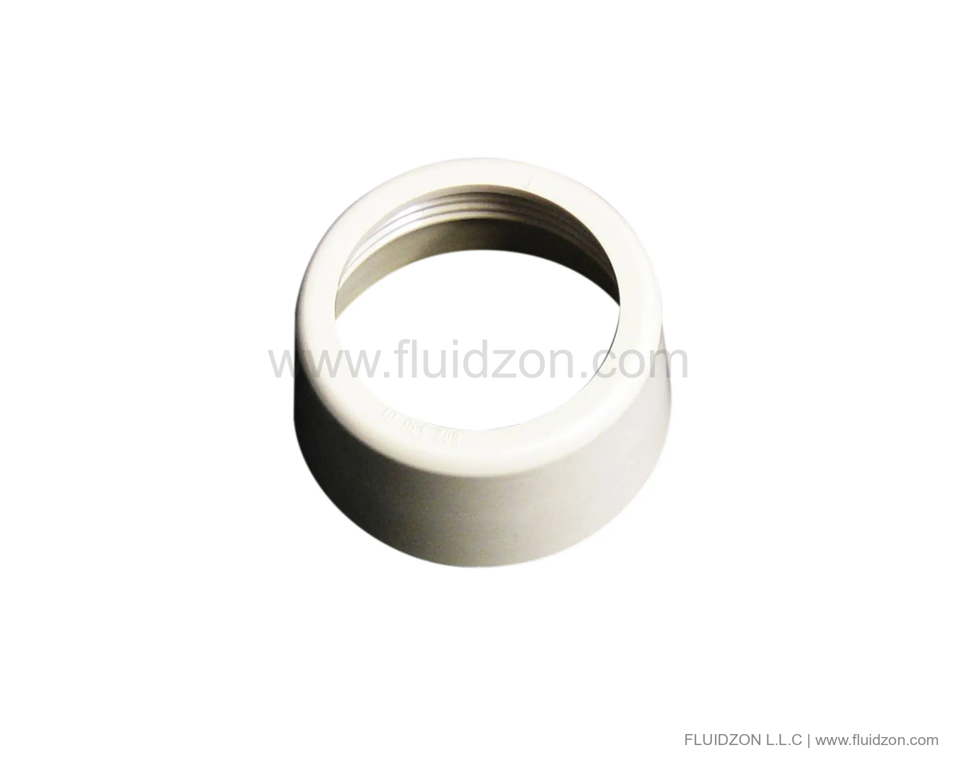 Nut for flush pipe, beige