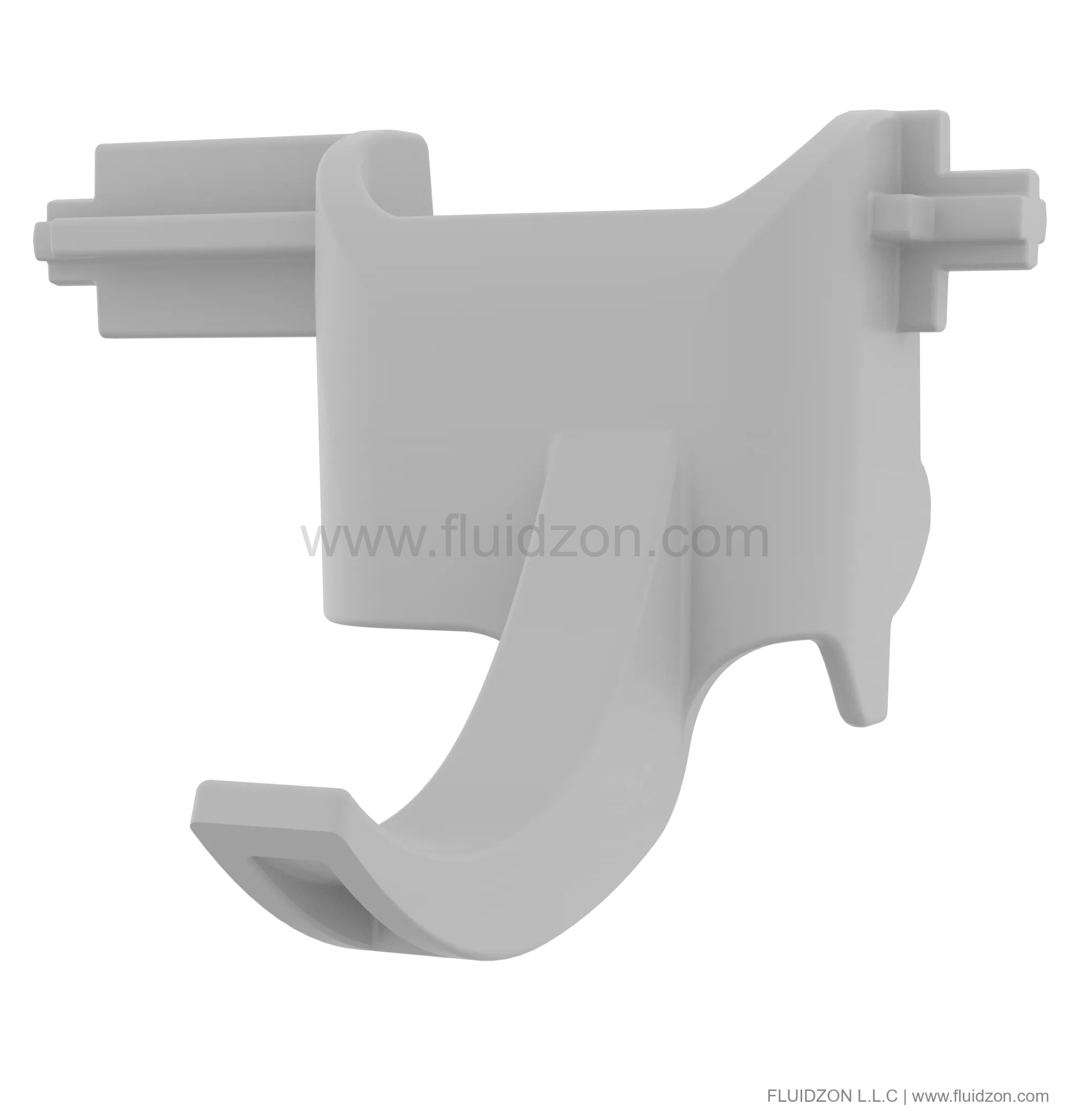 Lever half flush
