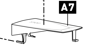 Function button, cistern AP170, white — Function button: manufacturer illustration